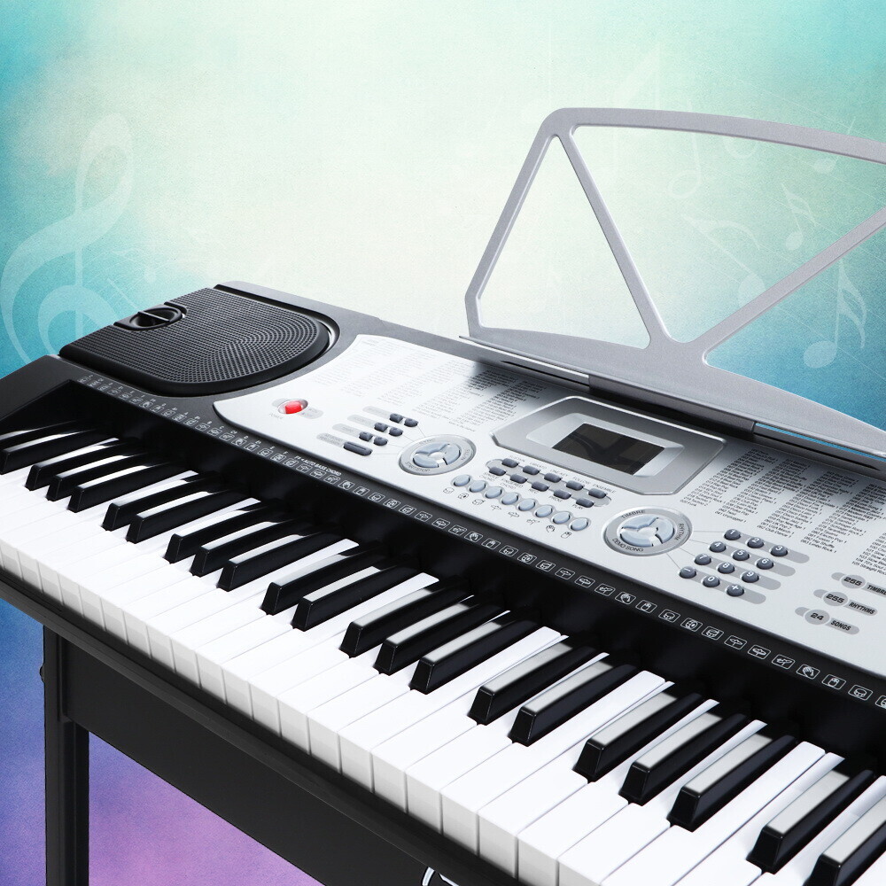 Brio 61 Keys Electronic Keyboard with Stand Beginner