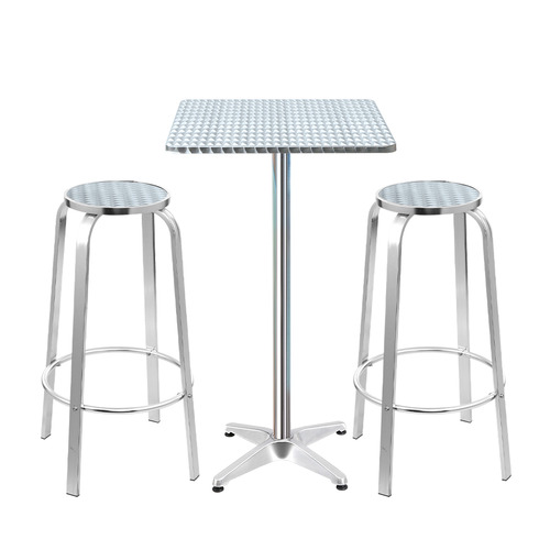 2 Seater Laine Square Outdoor Bar Table Set