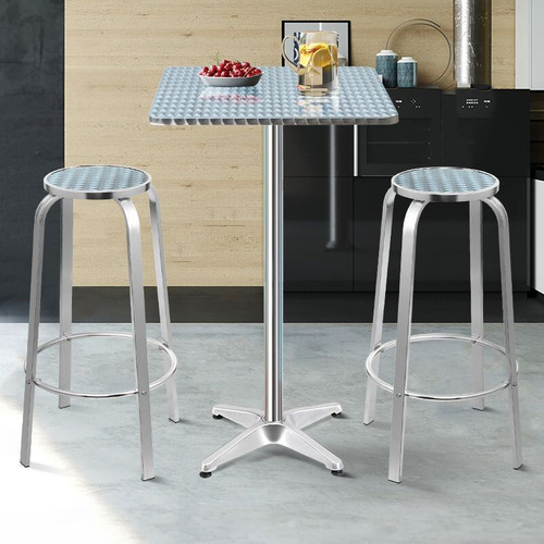 2 Seater Laine Square Outdoor Bar Table Set