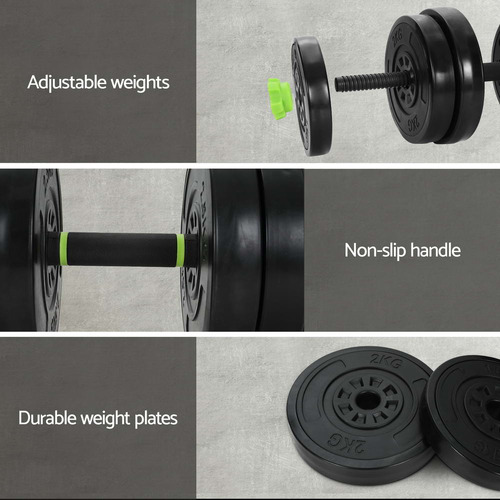 25kg Rupert Adjustable Dumbbells Set