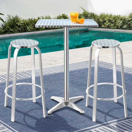 2 Seater Laine Square Outdoor Bar Table Set