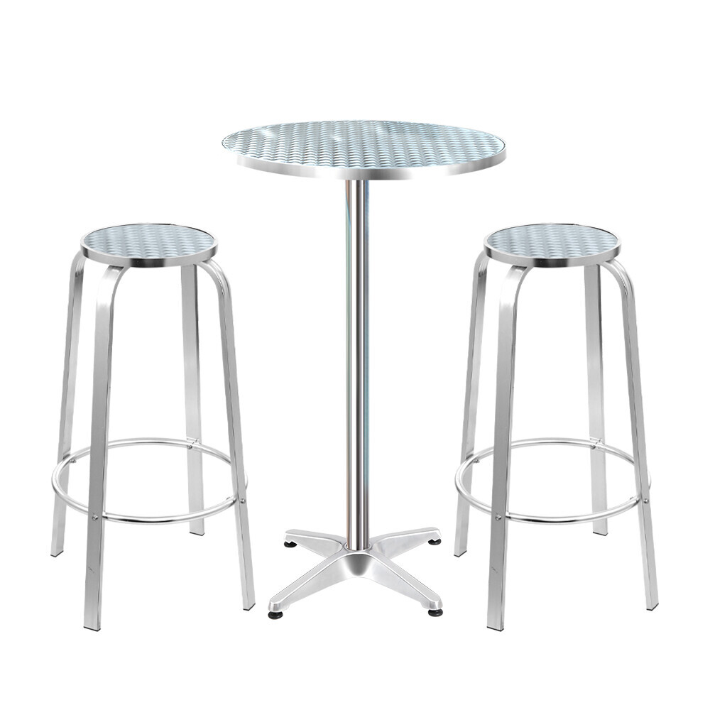 2 Seater Laine Round Outdoor Bar Table Set