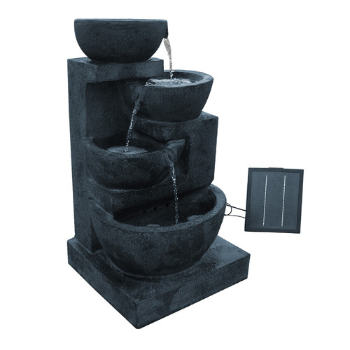 72cm Oasis 4 Tier Solar Fountain