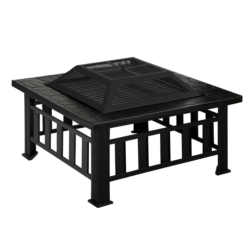 Tripp 2-in-1 Fire Pit BBQ Grill Table