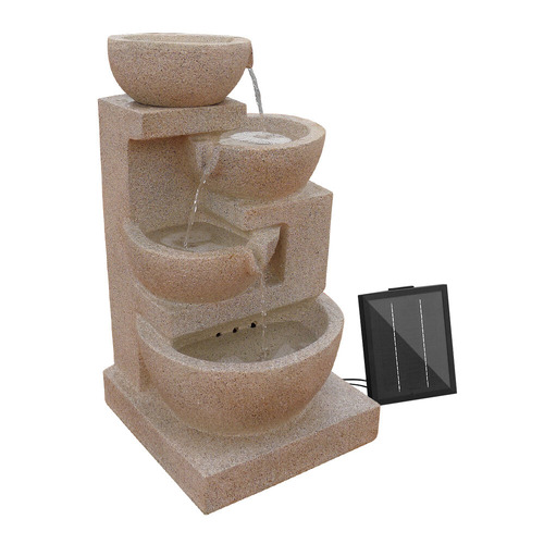 Aelia 4 Tier Solar Powered Fountain with LED