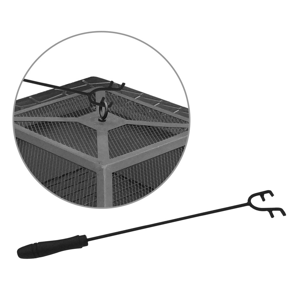 Tripp 2-in-1 Fire Pit BBQ Grill Table