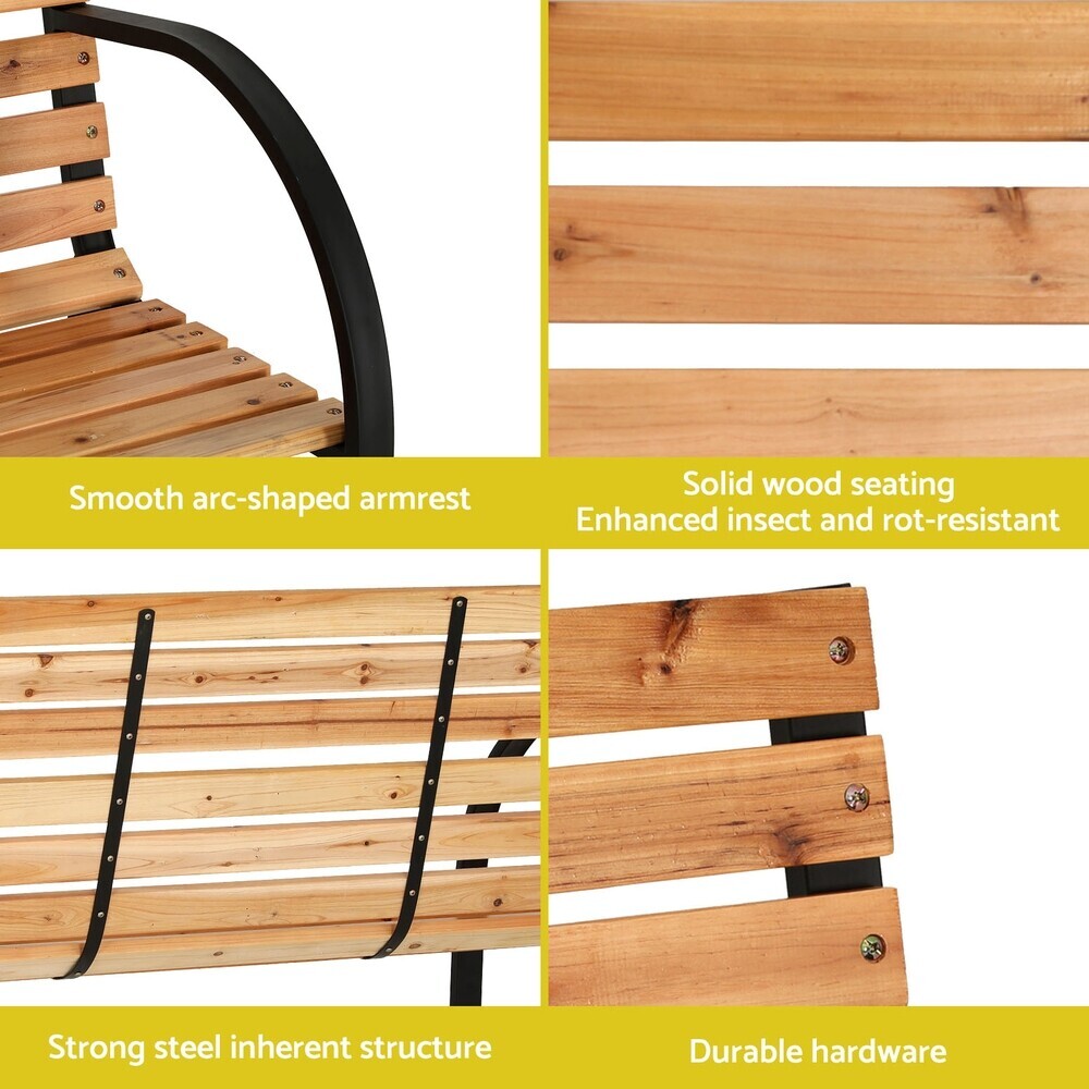 Caius Outdoor Garden Bench