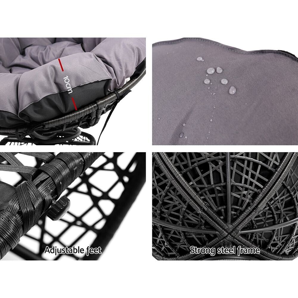 Adriel Outdoor Papasan Chair