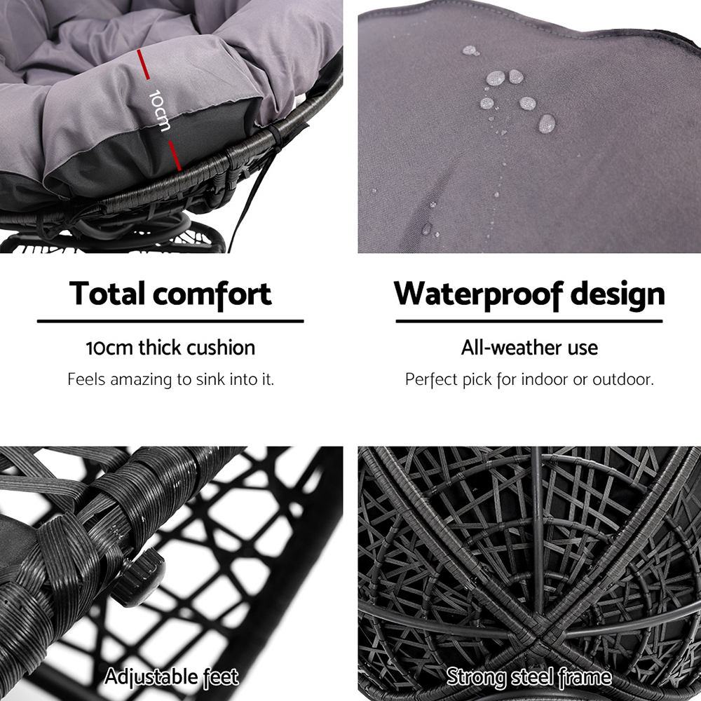 Adriel Outdoor Papasan Chair