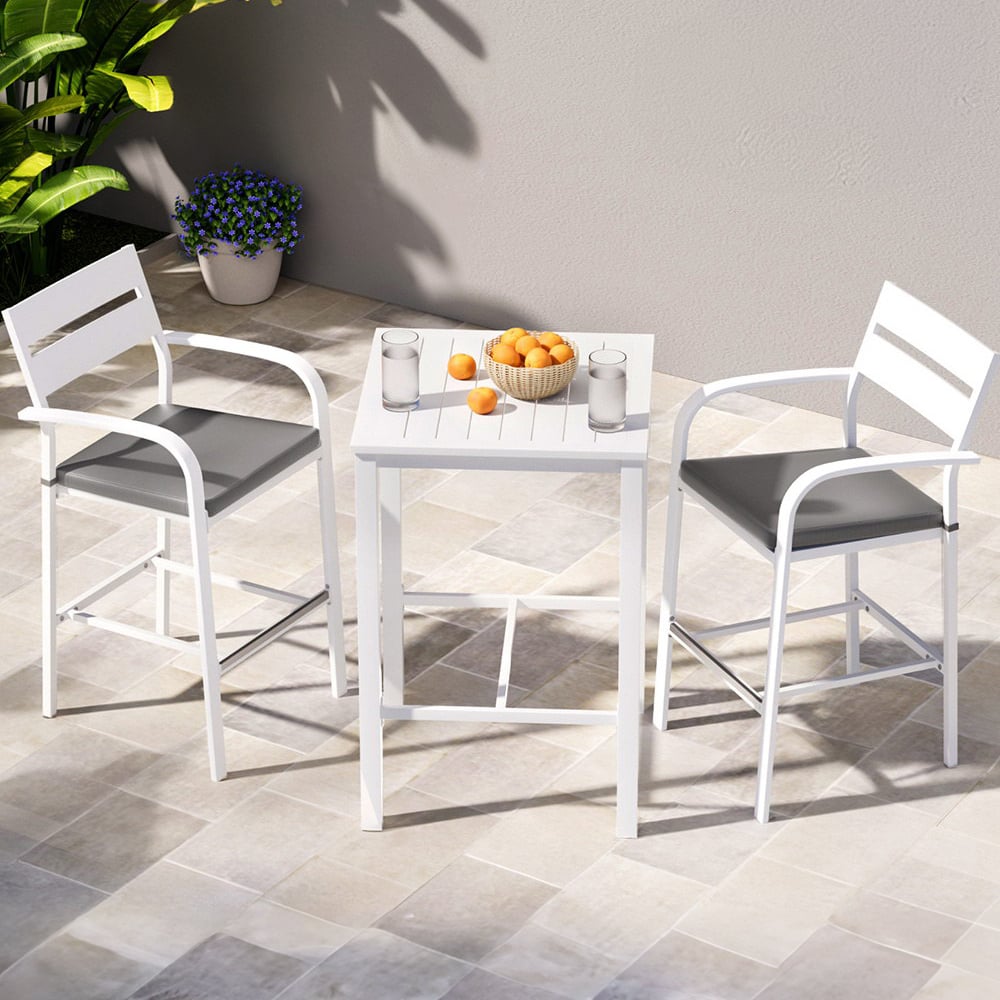 2 Seater Baran Outdoor Bar Table Set