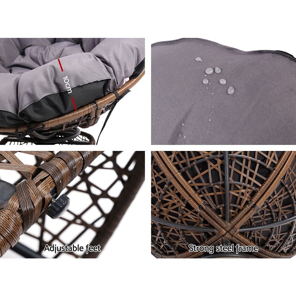 Adriel Outdoor Papasan Chair