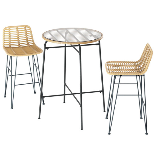2 Seater Asher Outdoor Bistro Set