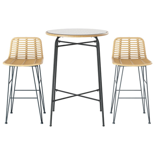 2 Seater Asher Outdoor Bistro Set
