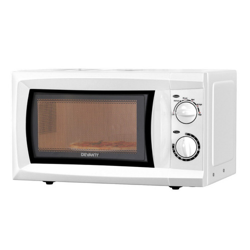 White Devanti 20L Microwave Oven
