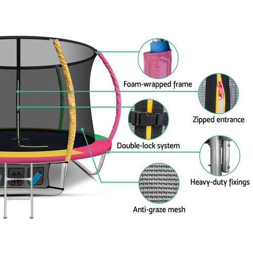 Ritcher Trampoline with Safety Net & Ladder