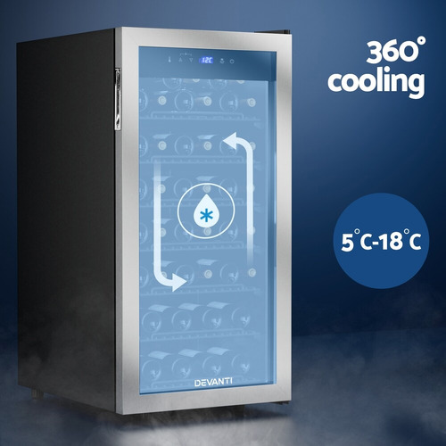 Devanti 42 Bottle Wine Cooler