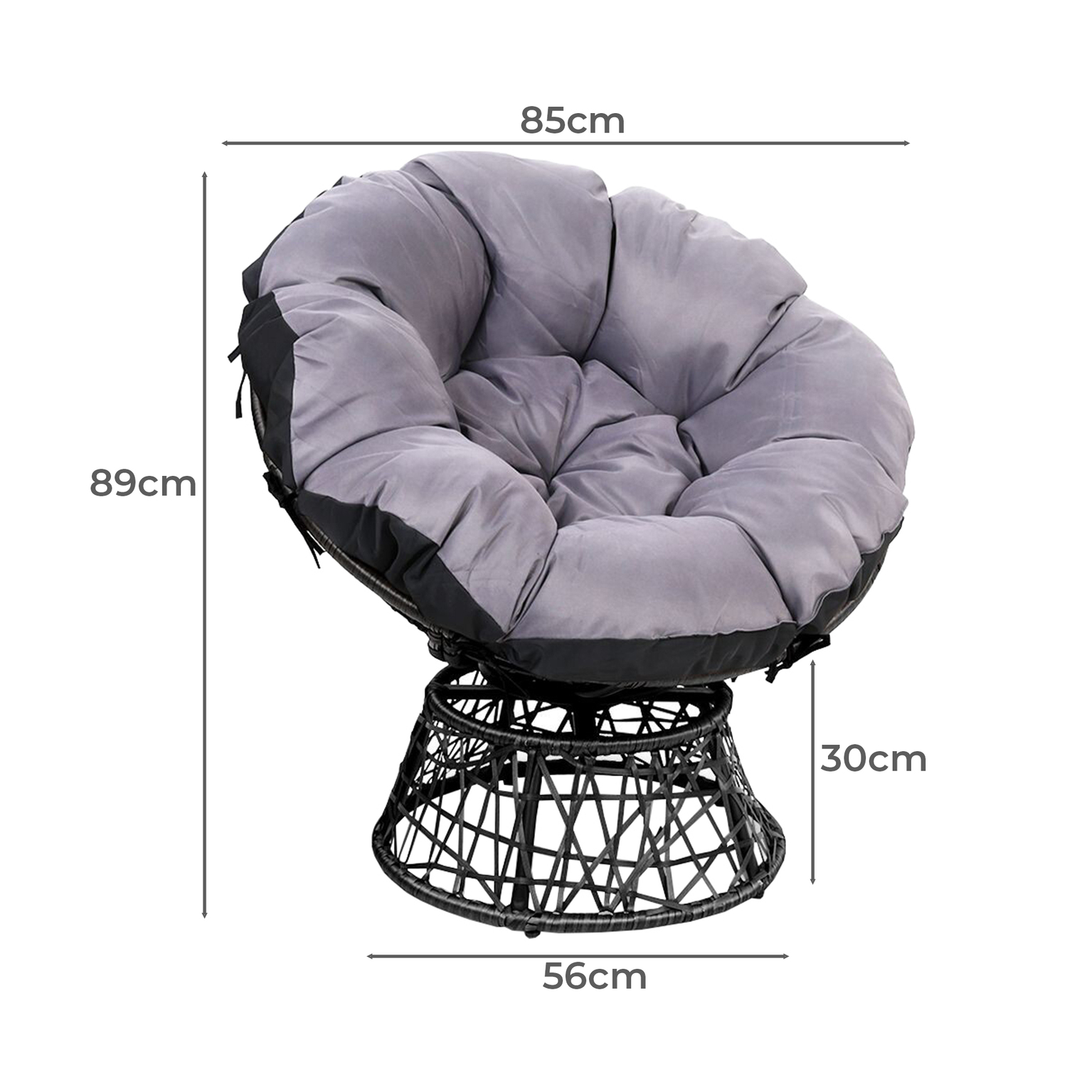 Adriel Outdoor Papasan Chair