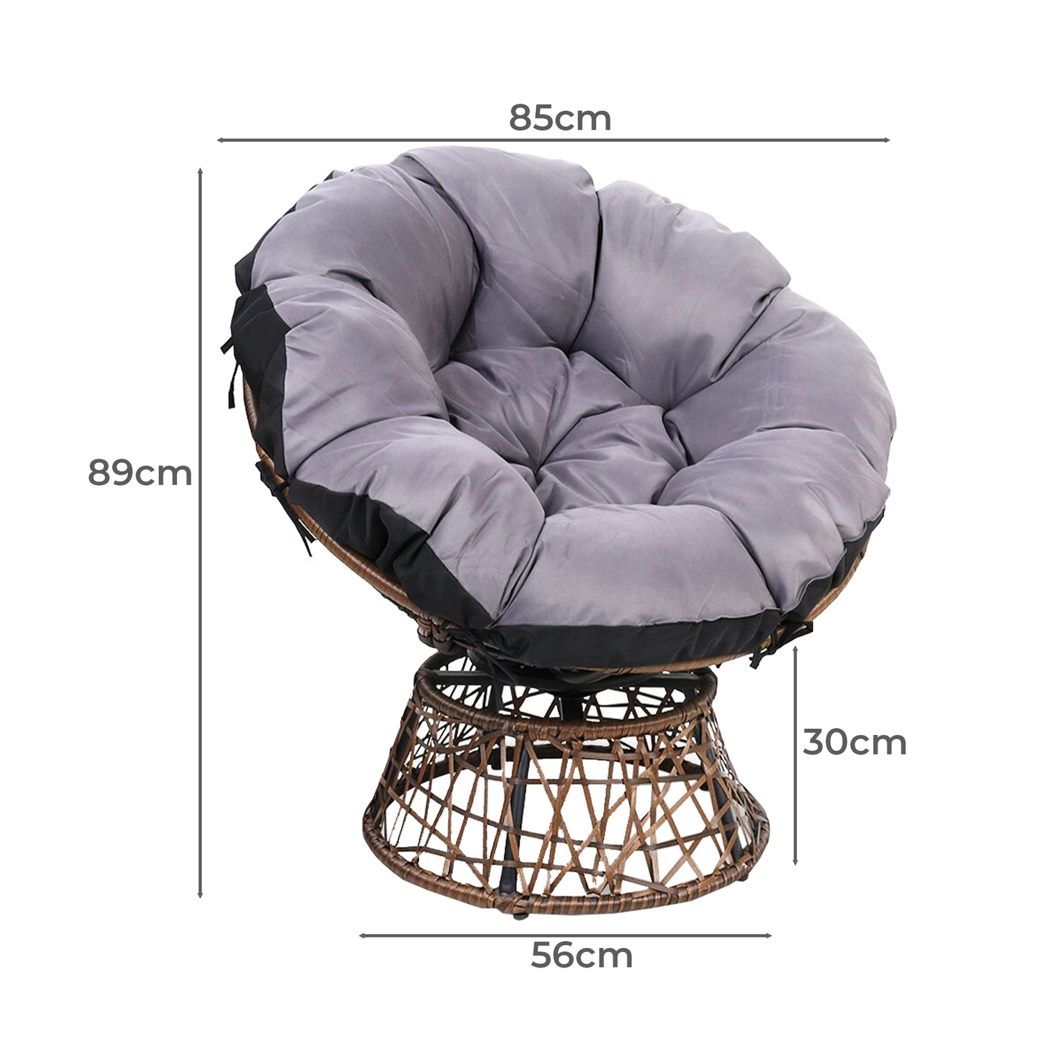 Adriel Outdoor Papasan Chair
