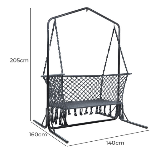 Navid 2 Seater Hammock Chair with Stand