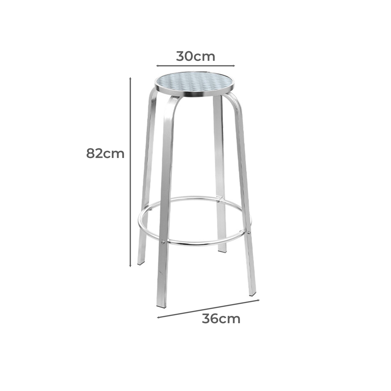 2 Seater Laine Round Outdoor Bar Table Set