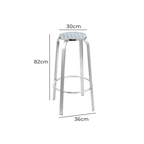 2 Seater Laine Square Outdoor Bar Table Set