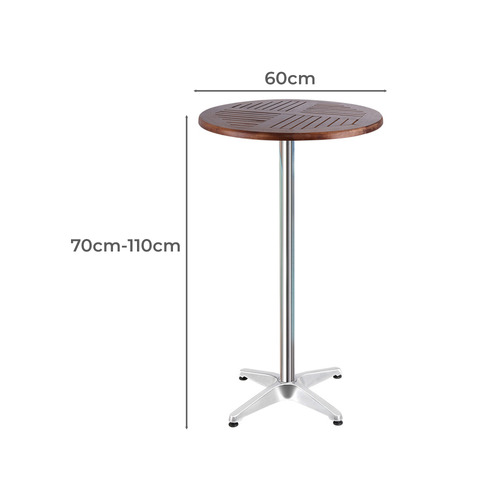 2 Seater Micah Square Outdoor Bar Table Set
