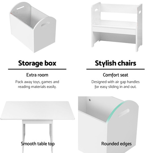 Kids' Niccola 2 Seater Table & Chair Set