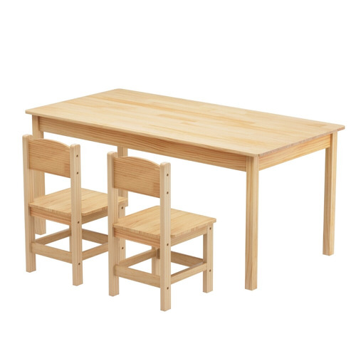 Kids' Faro 2 Seater Pine Wood Table & Chair Set