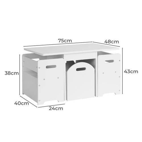 Kids' Niccola 2 Seater Table & Chair Set
