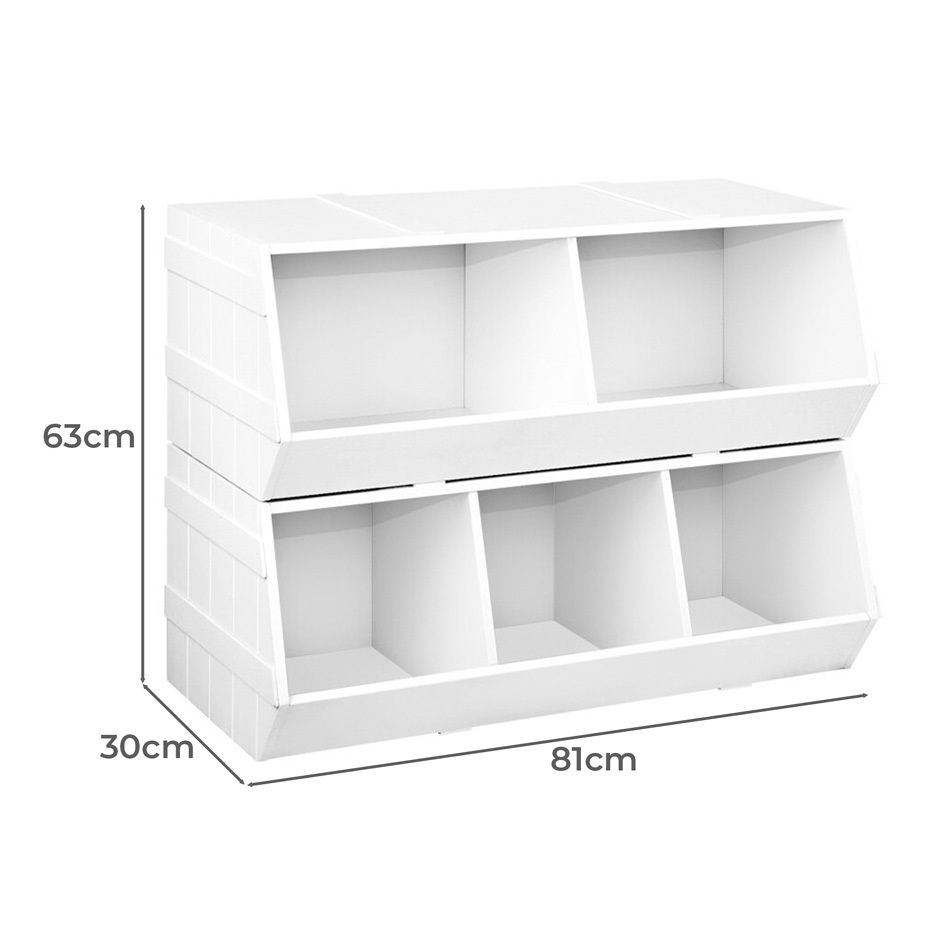 Fun Box Rack Kids' Ryuan Toy Storage Rack | Temple & Webster
