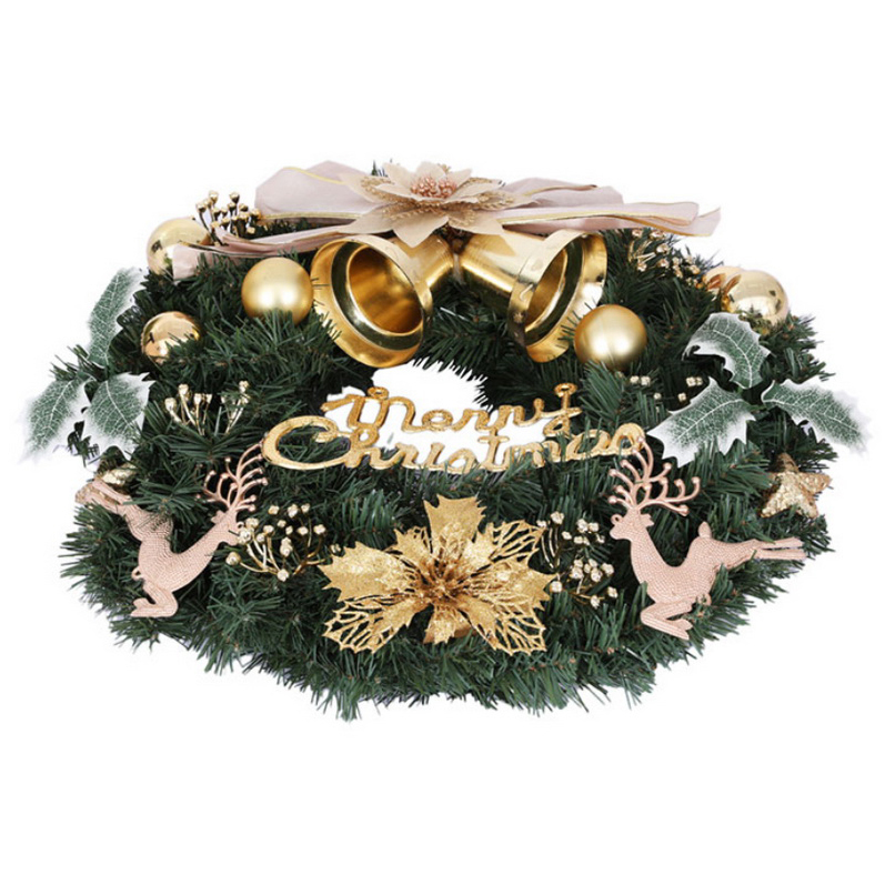 60cm Maya Bowtie Christmas Wreath