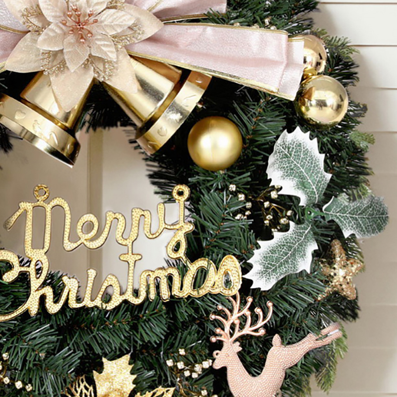 60cm Maya Bowtie Christmas Wreath