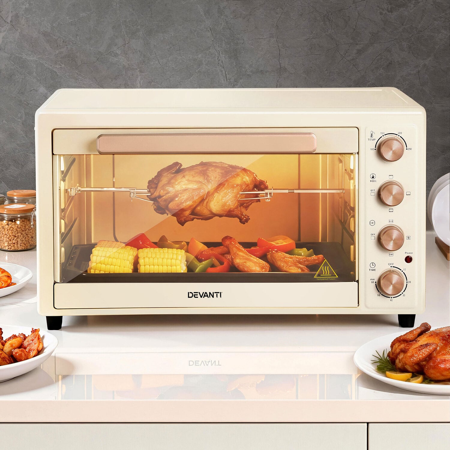 Devanti 60L Electric Convection Oven