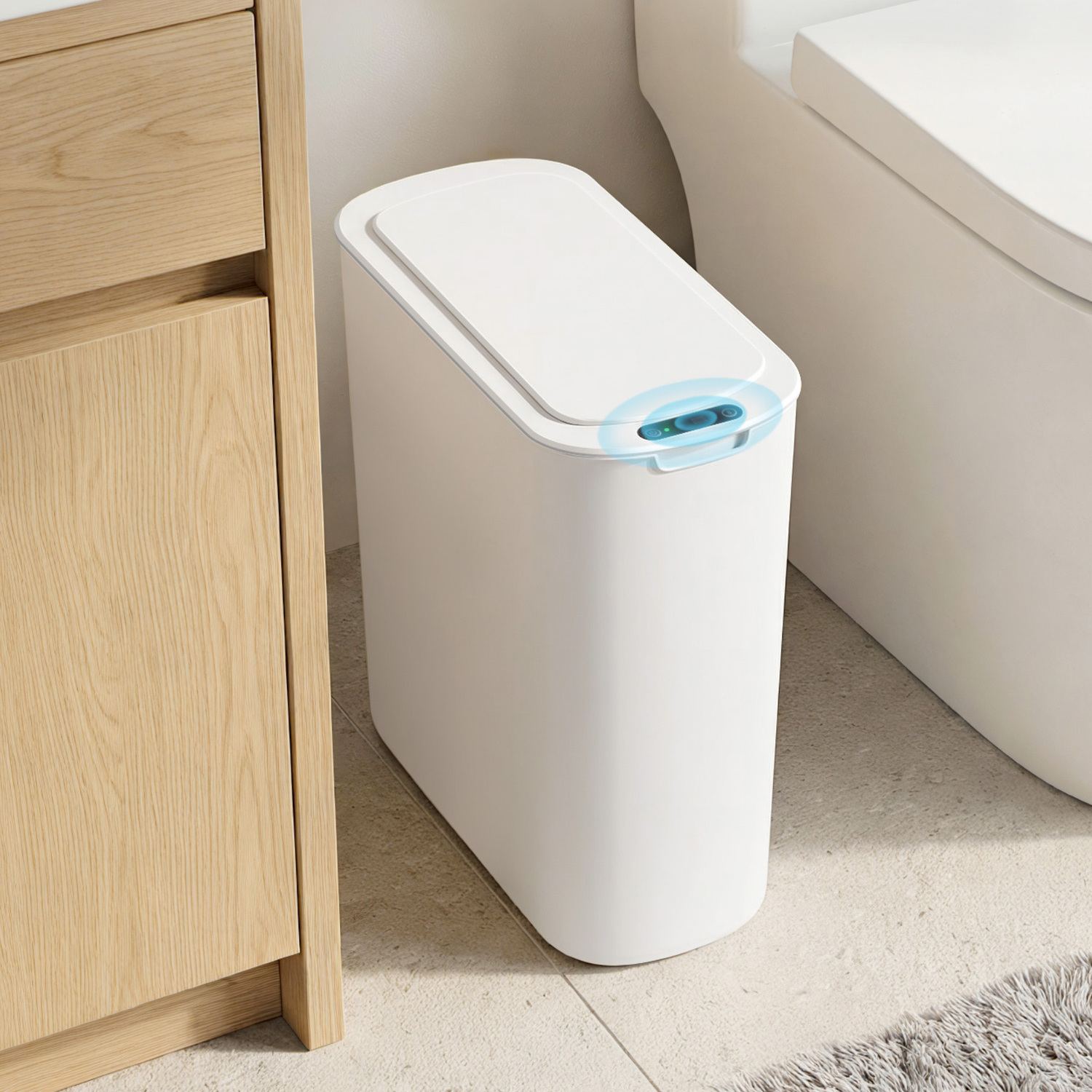 21L Devanti Automatic Motion Sensor Rubbish Bin