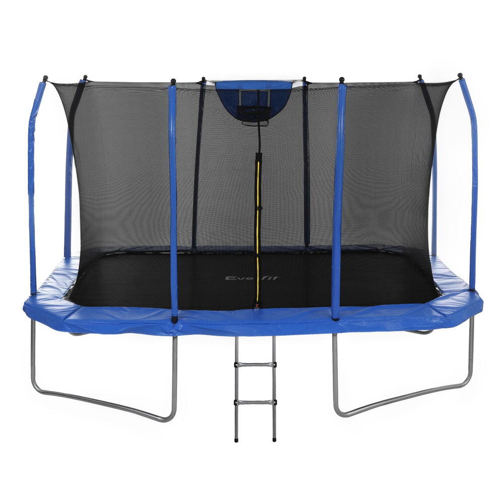 Cassian Rectangle Trampoline with Safety Net
