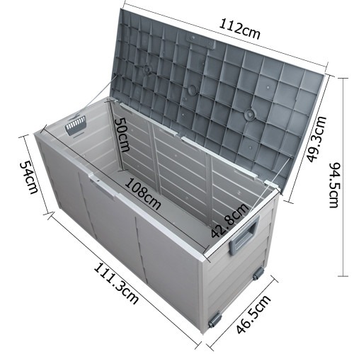 Dwell Outdoor 290L Weatherproof Outdoor Storage Box & Reviews Temple