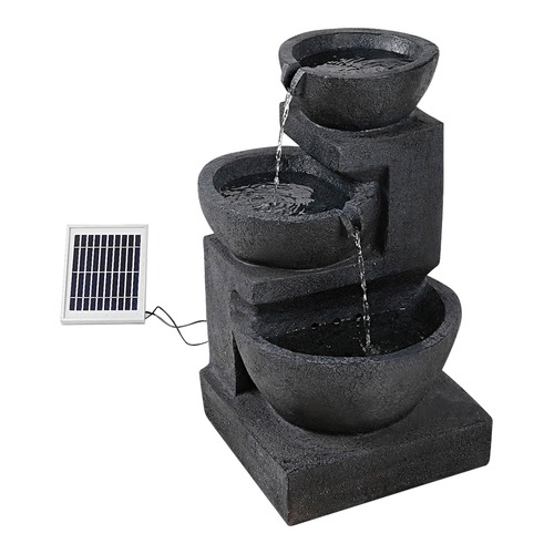 Solar Fountain With Led Lights