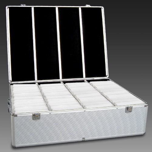 DwellLifestyle 1000 Capacity Aluminium CD Storage Case & Reviews