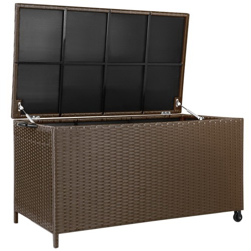 DwellLifestyle Faux Rattan Outdoor Storage Box & Reviews Temple & ster