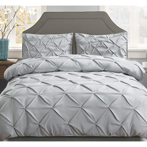 Dwelllifestyle Grey Adriana Quilt Cover Set Reviews Temple