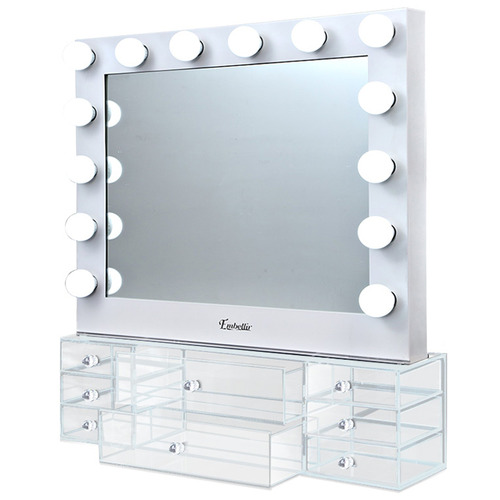 Embellir Hollywood Vanity Mirror With Acrylic Bottom Drawers