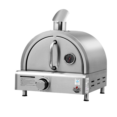 DwellLifestyle Grillz Dual Rack Gas Pizza Oven & Reviews Temple & ster