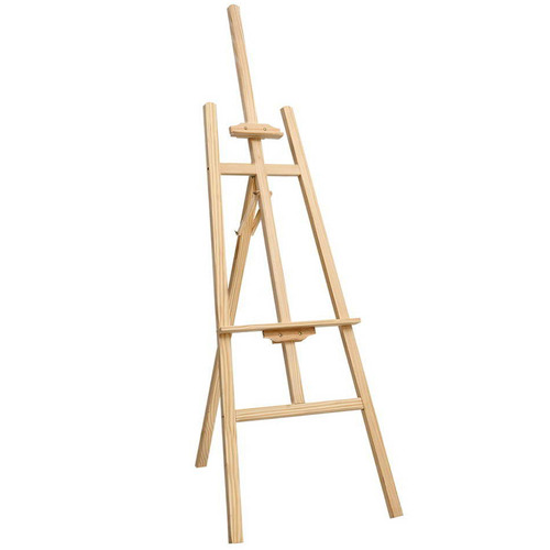 Natural Wooden Floor Easel Temple Webster