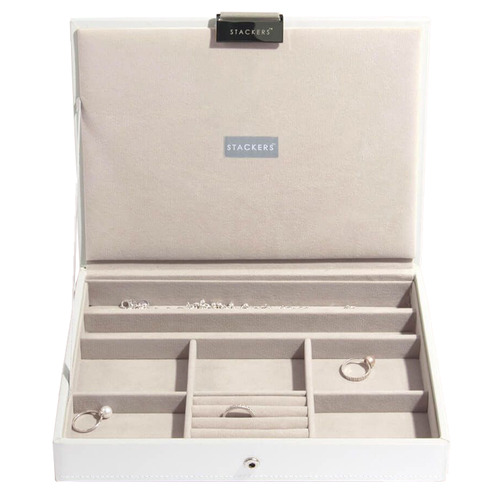 Stackers Classic Jewellery Box with Lid Temple & ster