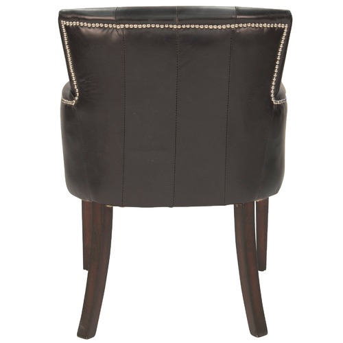 Chartwell Home Algernon Leather Occasional Chair | Temple & Webster