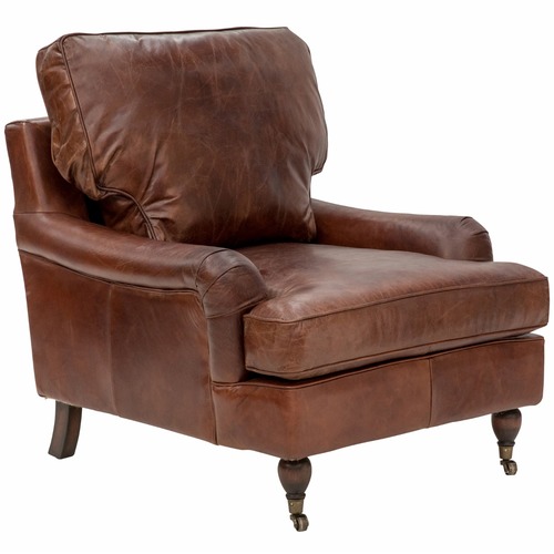 wing armchair and footstool