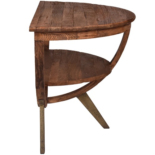 Orla Semi Circle Console Table Temple Webster Orla Semi Circle Console Table Temple, Half Round Wall Table Granite Top