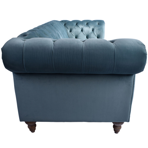 Chartwell Home Victoria 2 Seater Velvet Sofa | Temple & Webster