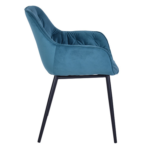 Chartwell Home Cesare Velvet Armchair Temple & ster