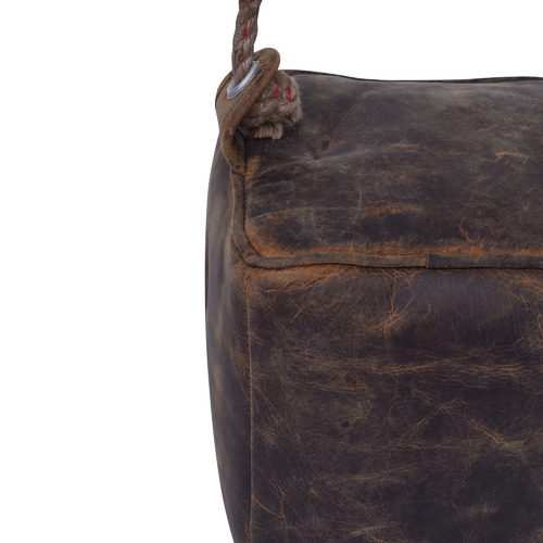 Tan Astrid Square Leather Door Stop